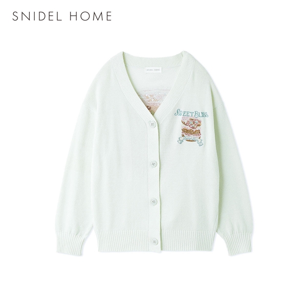スナイデルホーム ビジュードーナッツニットカーディガン パジャマ ルームウェア SNIDEL HOME