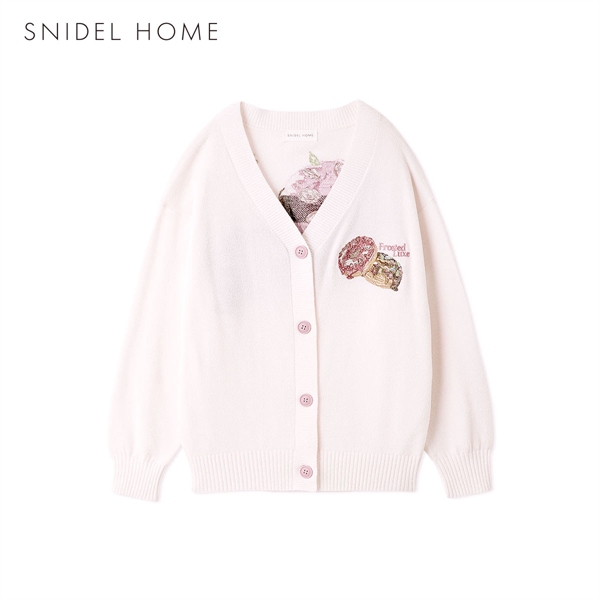 スナイデルホーム ビジュードーナッツニットカーディガン パジャマ ルームウェア SNIDEL HOME