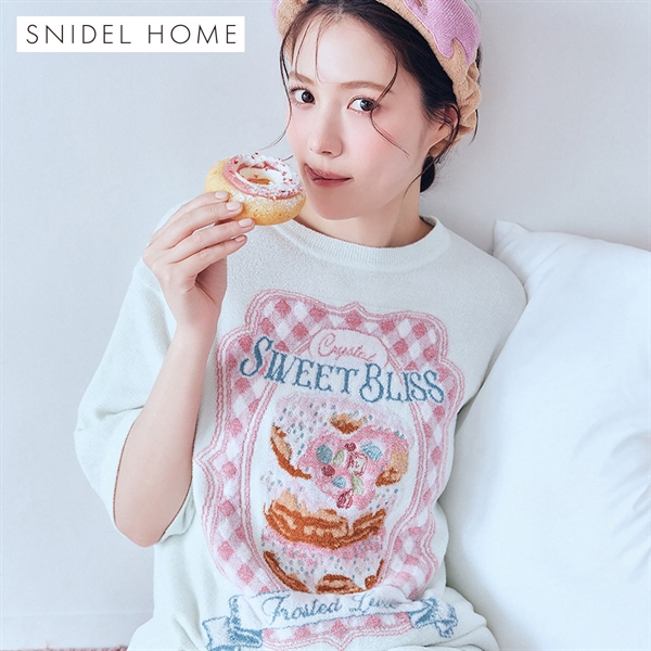 スナイデルホーム ビジュードーナッツニットプルオーバー パジャマ ルームウェア SNIDEL HOME