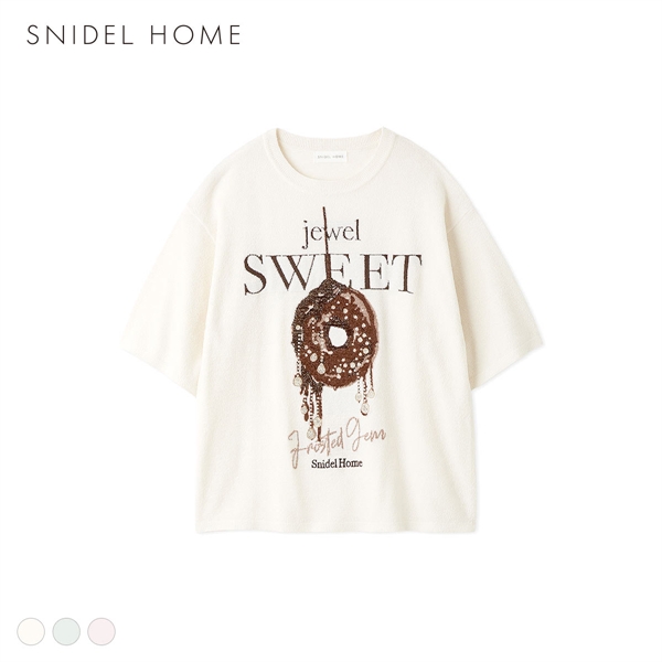 スナイデルホーム ビジュードーナッツニットプルオーバー パジャマ ルームウェア SNIDEL HOME