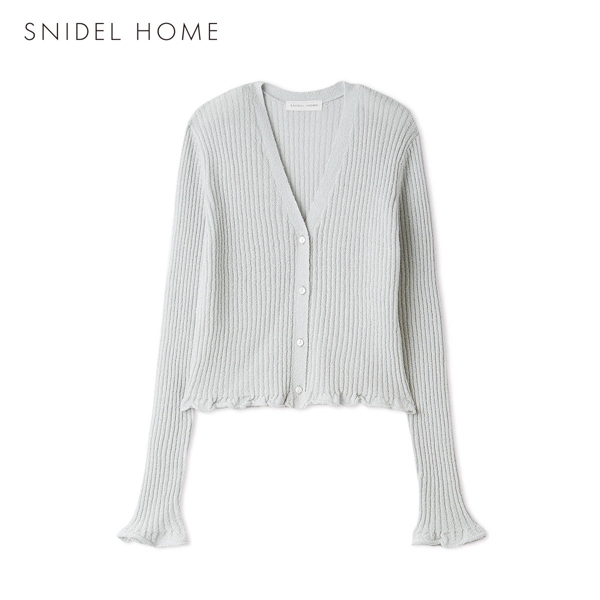 スナイデルホーム ボーダーリブカーディガン パジャマ ルームウェア SNIDEL HOME