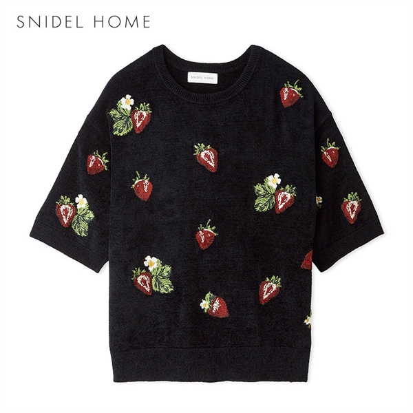 スナイデルホーム ストロベリーニットプルオーバー パジャマ ルームウェア SNIDEL HOME