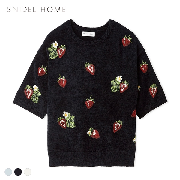 スナイデルホーム ストロベリーニットプルオーバー パジャマ ルームウェア SNIDEL HOME