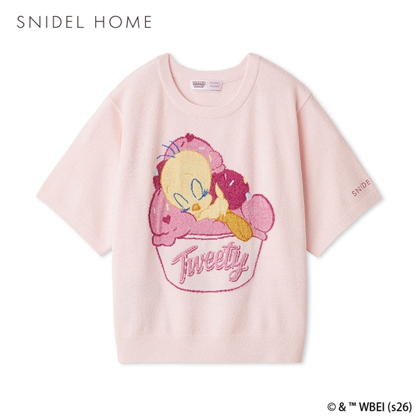 スナイデルホーム Tweety モチーフニットプルオーバー ルームウェア パジャマ SNIDEL HOME
