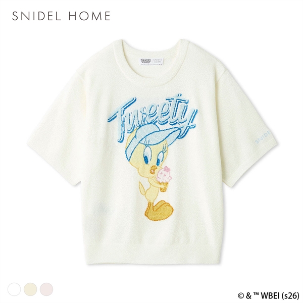 スナイデルホーム Tweety モチーフニットプルオーバー ルームウェア パジャマ SNIDEL HOME
