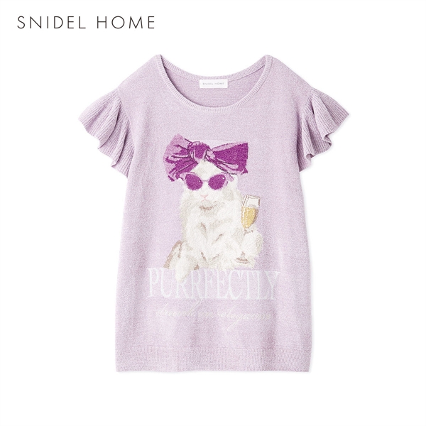 スナイデルホーム セレブバスキャットプルオーバー パジャマ ルームウェア SNIDEL HOME