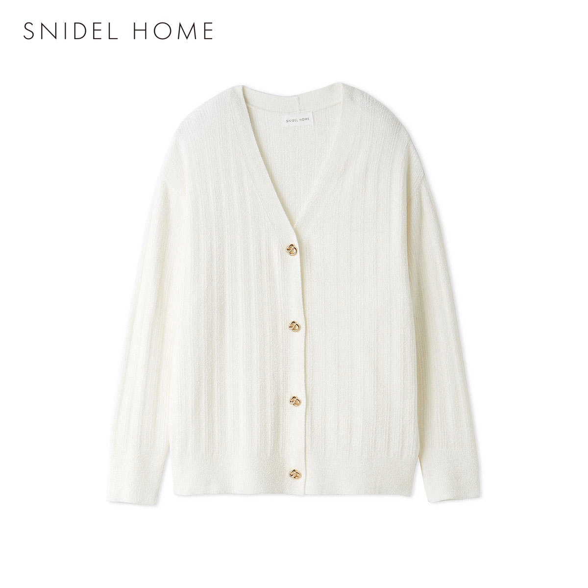 スナイデルホーム SorbetTouch Cool 接触冷感 カーディガン パジャマ ルームウェア SNIDEL HOME(WH-ホワイト-Free)