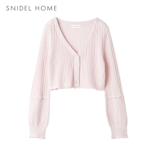 スナイデルホーム クロシェニットカーディガン パジャマ ルームウェア SNIDEL HOME