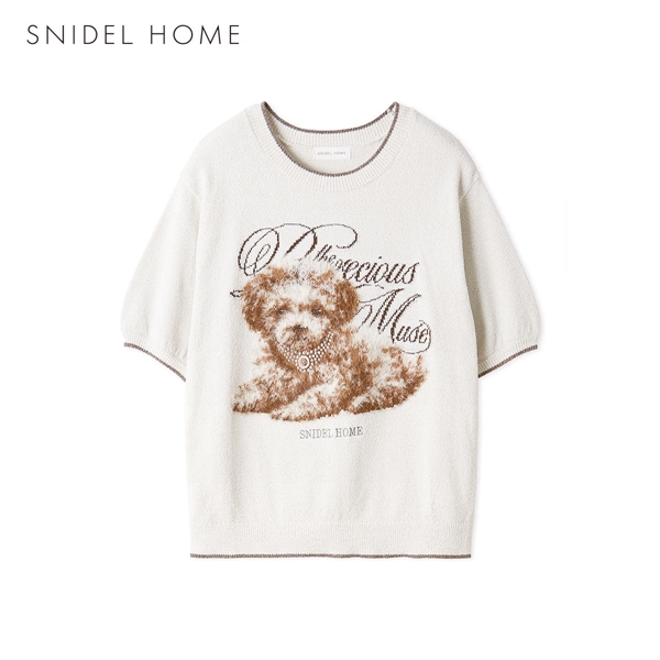 スナイデルホーム DOGラメジャガードプルオーバー パジャマ ルームウェア SNIDEL HOME