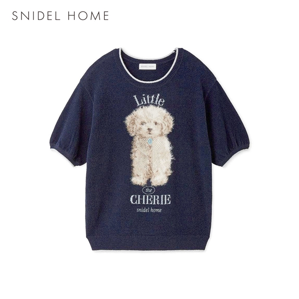 スナイデルホーム DOGラメジャガードプルオーバー パジャマ ルームウェア SNIDEL HOME