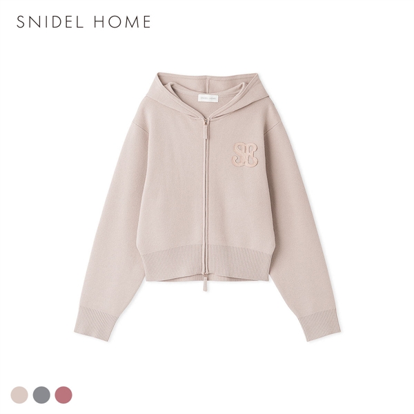 スナイデルホーム エンブレムニットパーカー パジャマ ルームウェア SNIDEL HOME