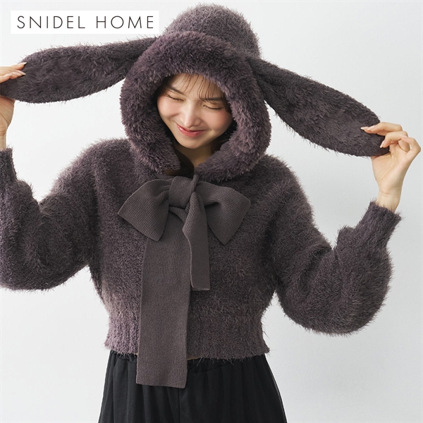 スナイデルホーム Halloween ニットショートパーカー パジャマ ルームウェア SNIDEL HOME ハロウィン