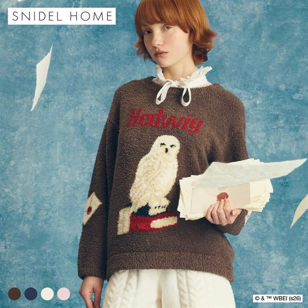 スナイデルホーム ハリー・ポッター Milcrea モチーフニットプルオーバー パジャマ ルームウェア SNIDEL HOME Harry Potter