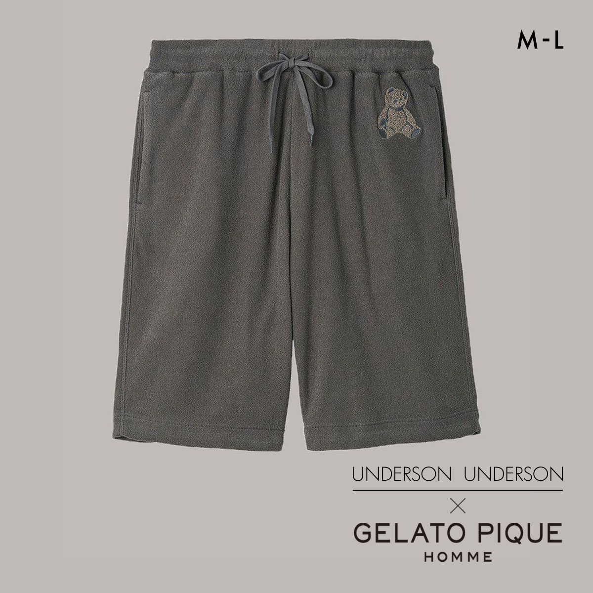 アンダーソンアンダーソン GELATO PIQUE HOMME×UNDERSON UNDERSON パイルハーフパンツ ボトム ユニセックス