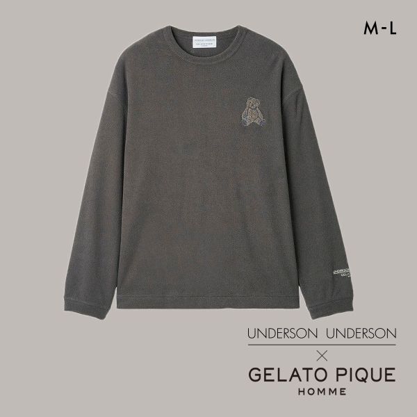 アンダーソンアンダーソン GELATO PIQUE HOMME×UNDERSON UNDERSON パイルプルオーバー 長袖 トップス ユニセックス