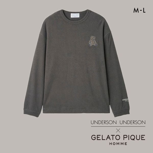 アンダーソンアンダーソン GELATO PIQUE HOMME×UNDERSON UNDERSON パイルプルオーバー 長袖 トップス ユニセックス アンダーソンアンダーソン GELATO PIQUE HOMME×UNDERSON UNDERSON パイルプルオーバー 長袖 トップス ユニセックス