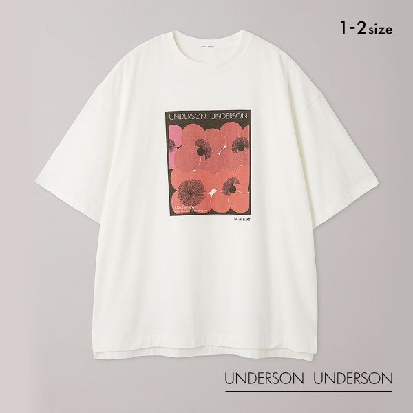 アンダーソンアンダーソン L.Rix Fantasy上野リチ×UNDERSON UNDERSON Ｔシャツ 半袖 トップス メンズ