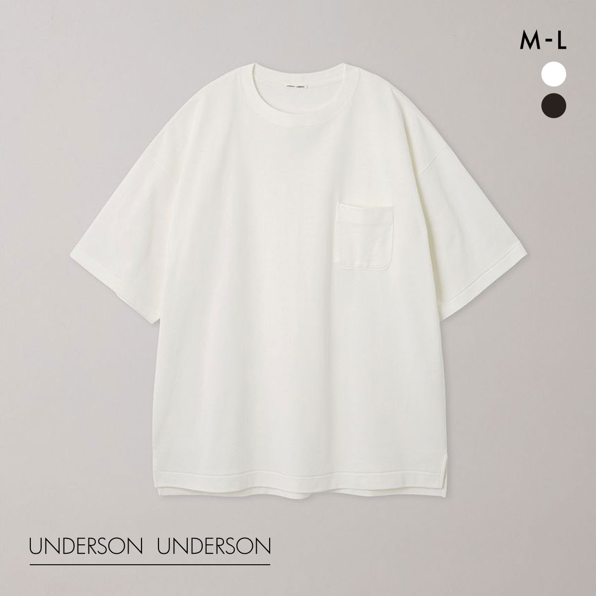 アンダーソンアンダーソン UU991T Tシャツ 半袖 トップス メンズ UNDERSON UNDERSON(OW-オフホワイト-M)