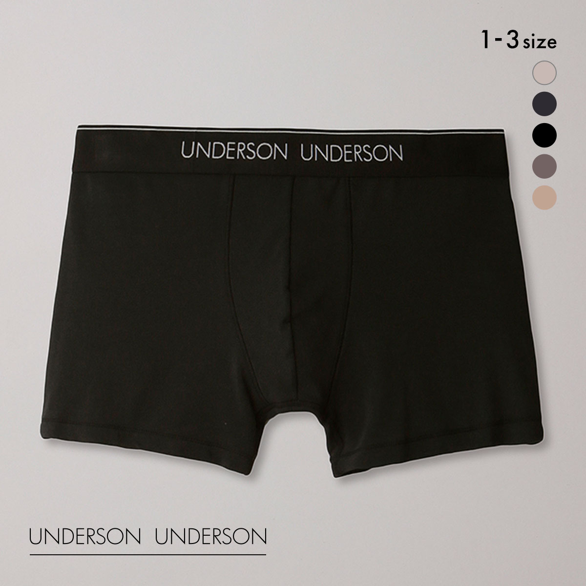 アンダーソンアンダーソン UNDERSON UNDERSON レギュラーショートボクサー(BK-ブラック-1)
