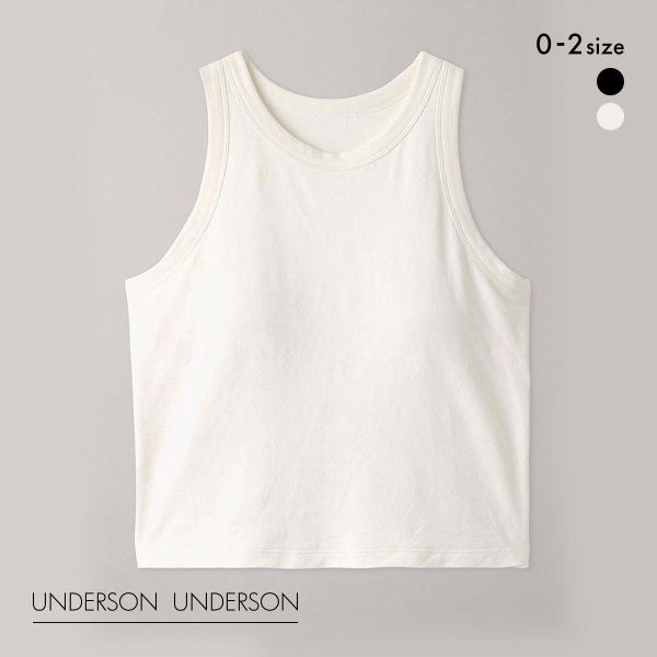 アンダーソンアンダーソン 大草直子×UNDERSON UNDERSON アメスリカップインタンク レディース カップ付き タンクトップ ブラトップ
