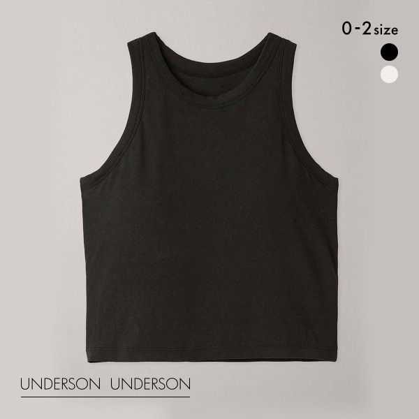 アンダーソンアンダーソン 大草直子×UNDERSON UNDERSON アメスリカップインタンク レディース カップ付き タンクトップ ブラトップ