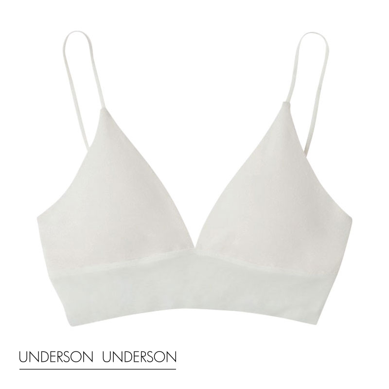 アンダーソンアンダーソン UNDERSON UNDERSON ファッションバッククロスブラ ランジェリー ブラジャー 単品(NA-ナチュラル-0)