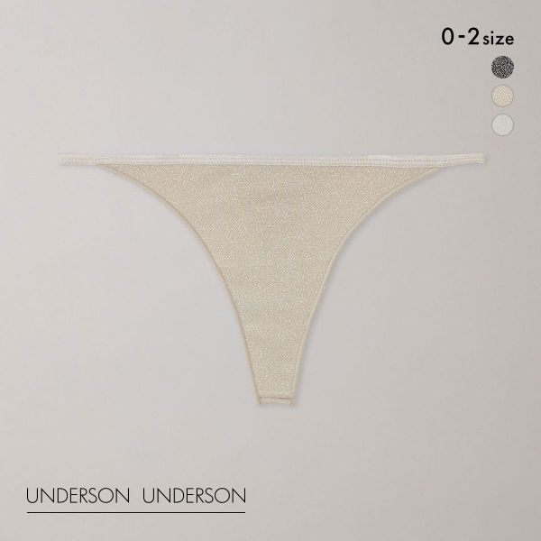 アンダーソンアンダーソン ラメソング ショーツ UNDERSON UNDERSON