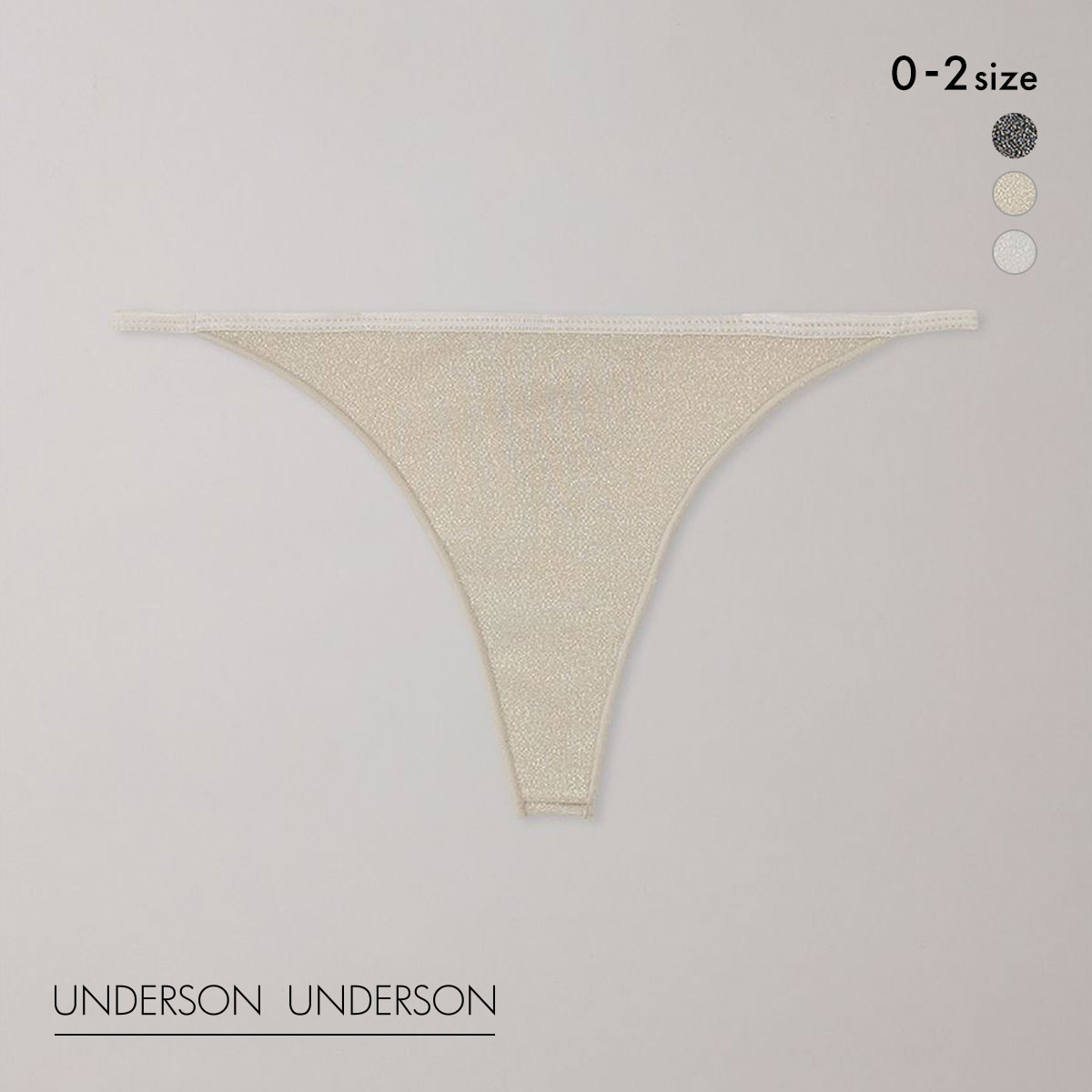アンダーソンアンダーソン ラメソング ショーツ UNDERSON UNDERSON(GL-ゴールド-0)