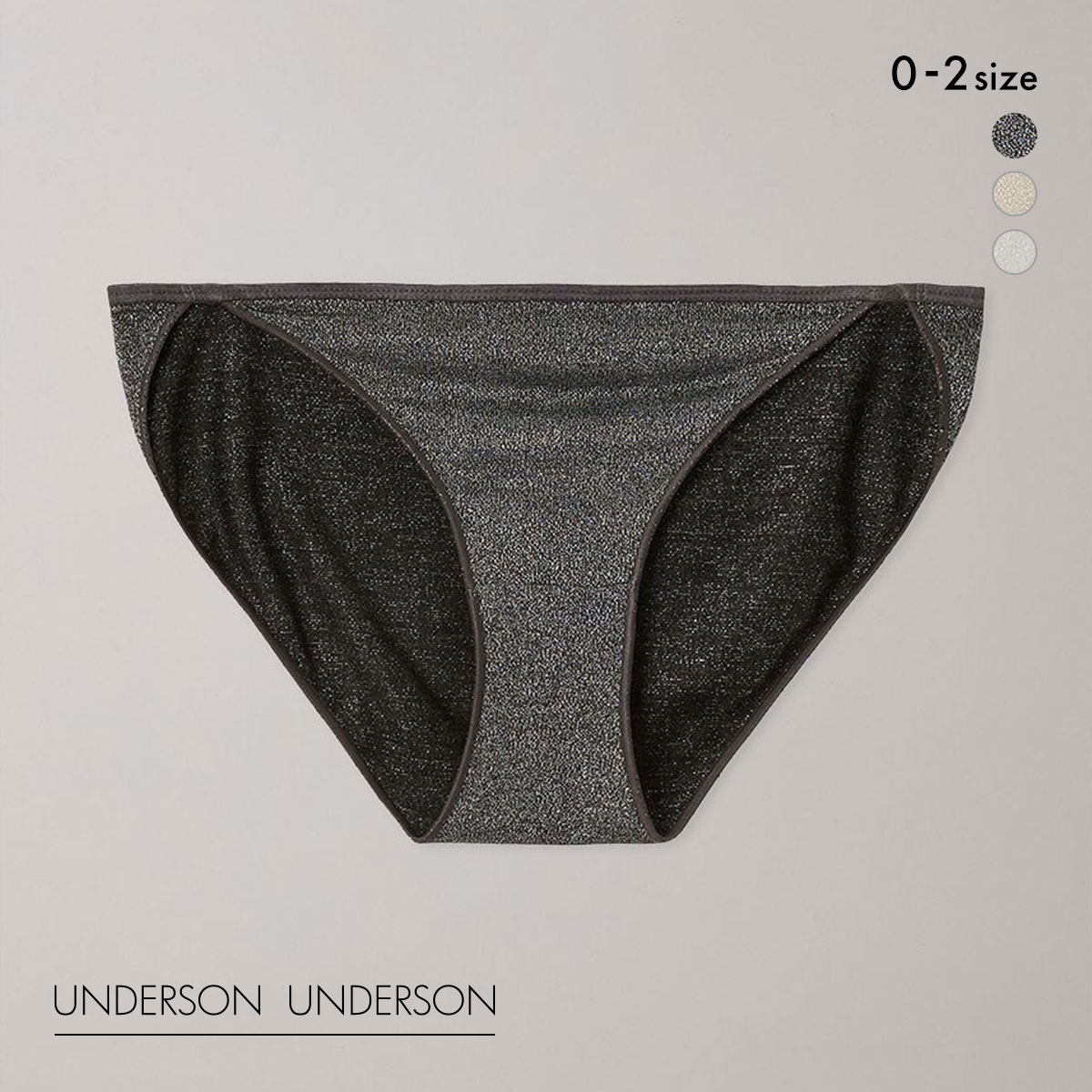 アンダーソンアンダーソン ラメショーツ ショーツ UNDERSON UNDERSON(BK-ブラック-0)
