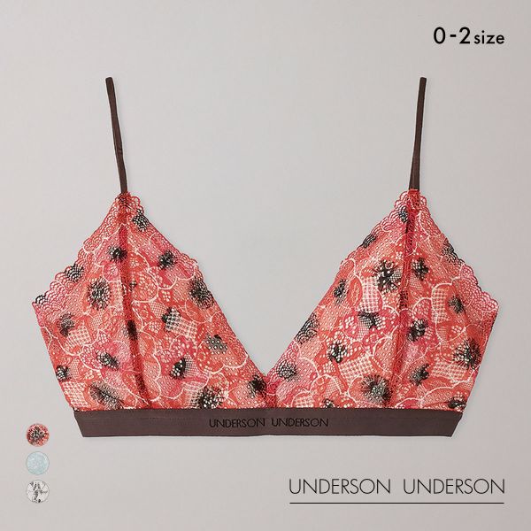 アンダーソンアンダーソン L.Rix Fantasy上野リチ×UNDERSON UNDERSON レースブラ ランジェリー ブラジャー ノンワイヤー ブラレット