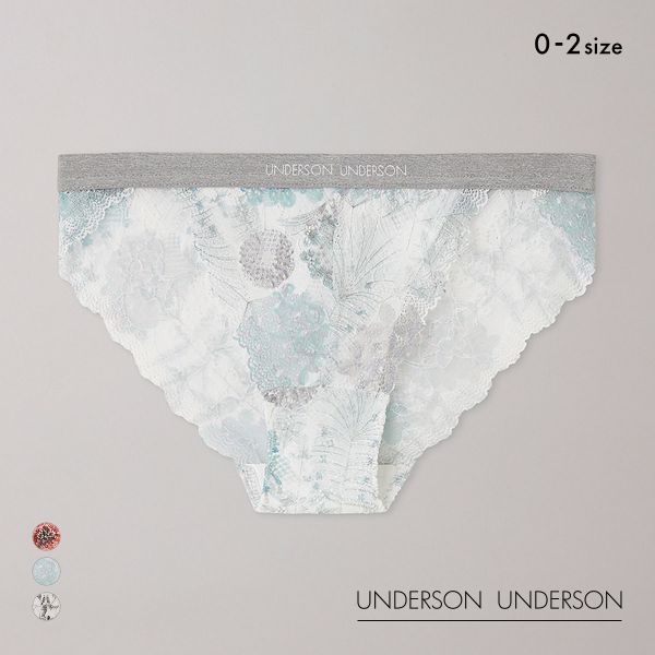 アンダーソンアンダーソン L.Rix Fantasy上野リチ×UNDERSON UNDERSON レースショーツ 総レース バックレース