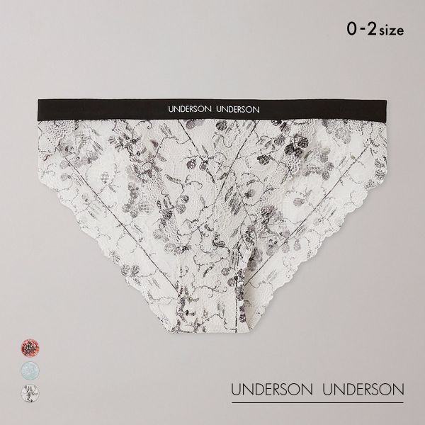 アンダーソンアンダーソン L.Rix Fantasy上野リチ×UNDERSON UNDERSON レースショーツ 総レース バックレース