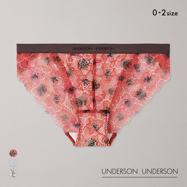 アンダーソンアンダーソン L.Rix Fantasy上野リチ×UNDERSON UNDERSON レースショーツ 総レース バックレース