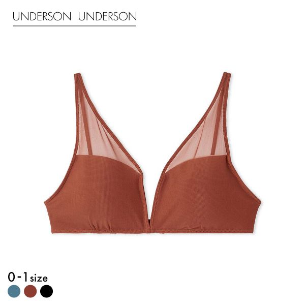 アンダーソンアンダーソン シアーリラックスブラ ランジェリー ブラジャー ノンワイヤー ブラレット UNDERSON UNDERSON