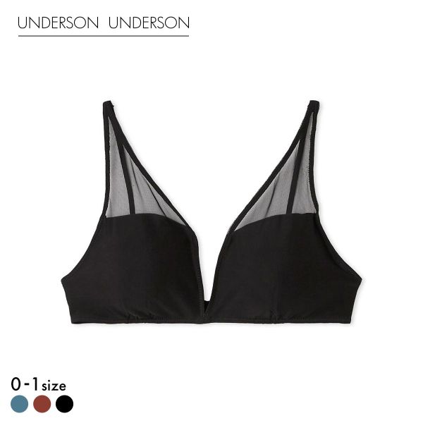 アンダーソンアンダーソン シアーリラックスブラ ランジェリー ブラジャー ノンワイヤー ブラレット UNDERSON UNDERSON