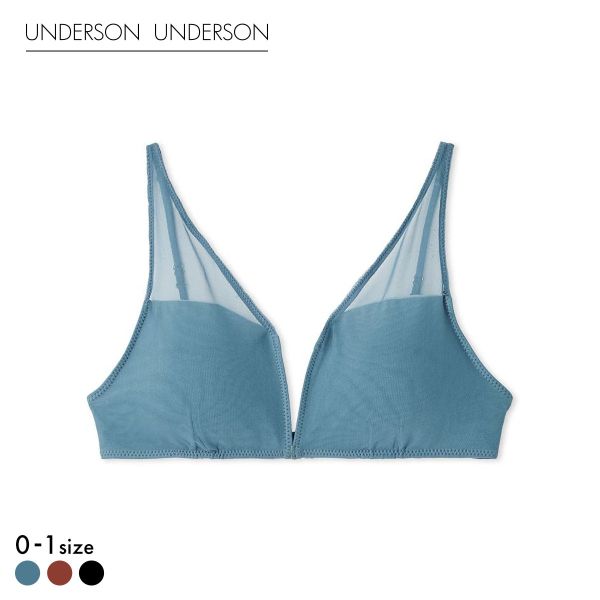 アンダーソンアンダーソン シアーリラックスブラ ランジェリー ブラジャー ノンワイヤー ブラレット UNDERSON UNDERSON
