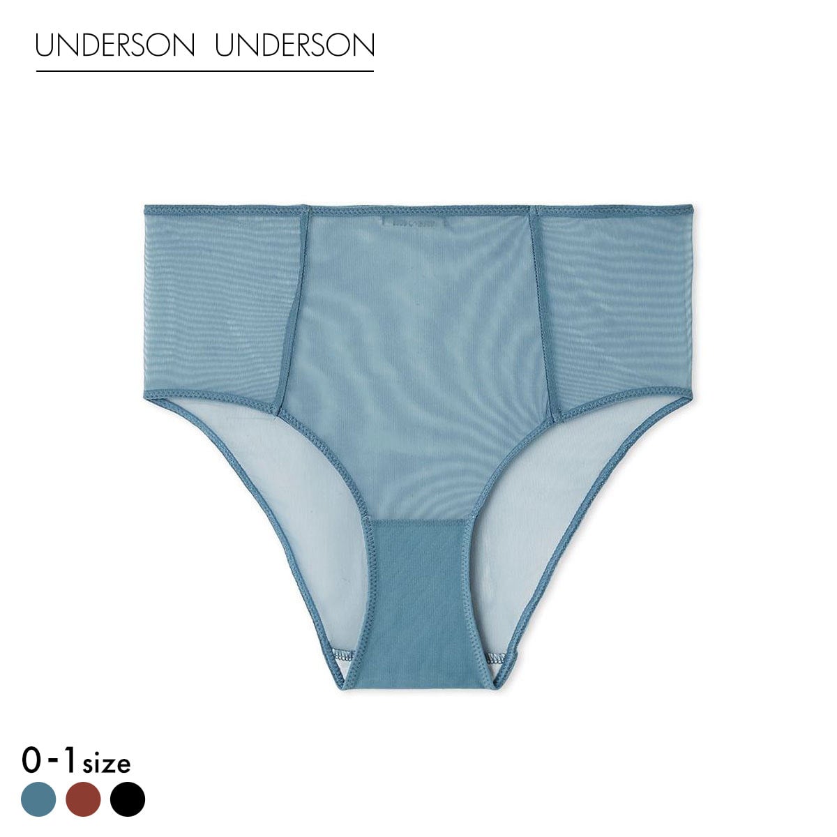 アンダーソンアンダーソン シアーハイウエストショーツ ショーツ UNDERSON UNDERSON(BU-ブルー-0)