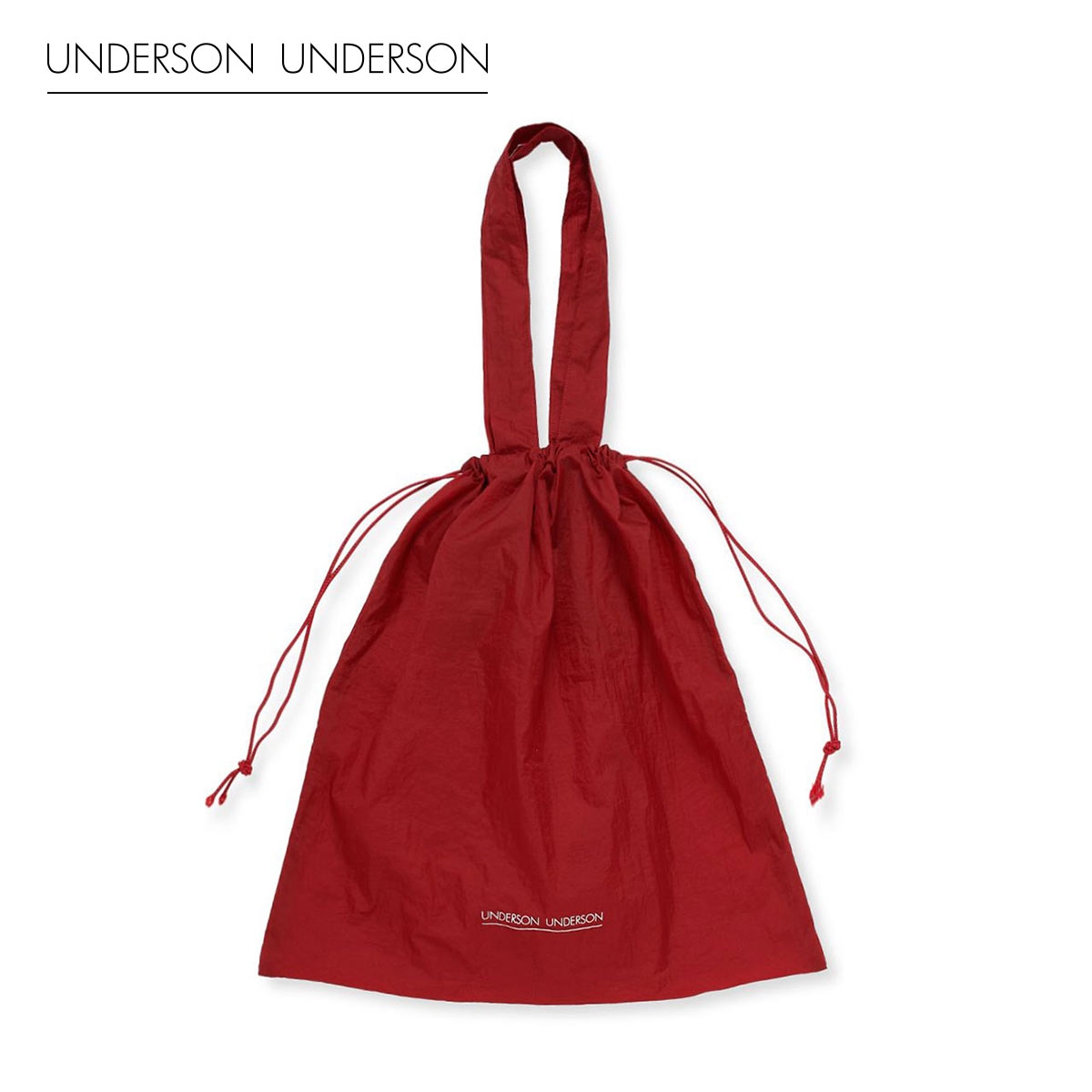 アンダーソンアンダーソン パッカブルトートバック UNDERSON UNDERSON(RE-レッド-Free)