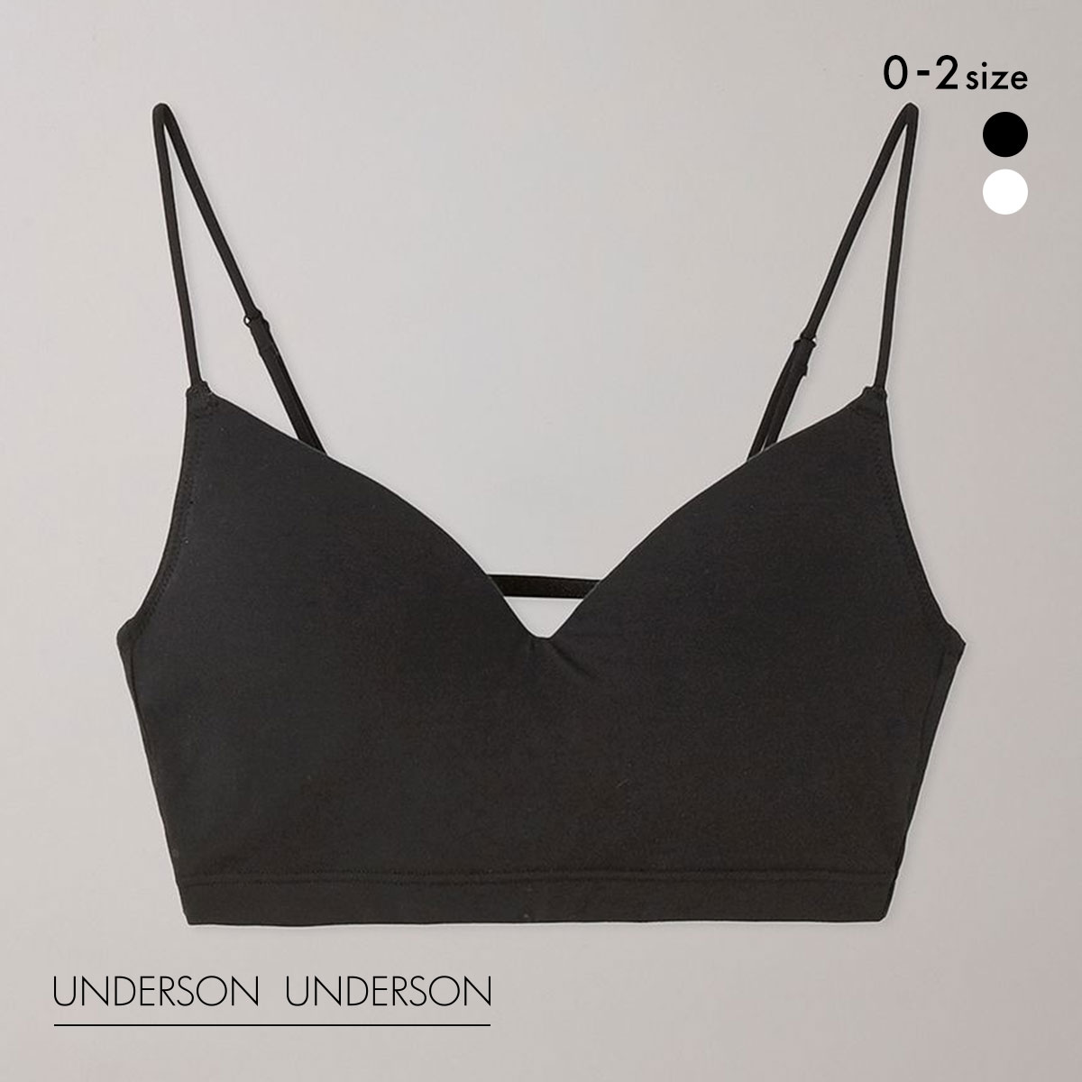アンダーソンアンダーソン ファッションヘルシーブラ ランジェリー ブラジャー UNDERSON UNDERSON(BK-ブラック-0)