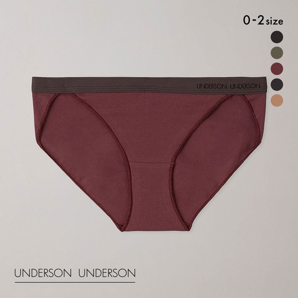 アンダーソンアンダーソン レギュラービキニショーツ ショーツ UNDERSON UNDERSON(WI-ワイン-0)