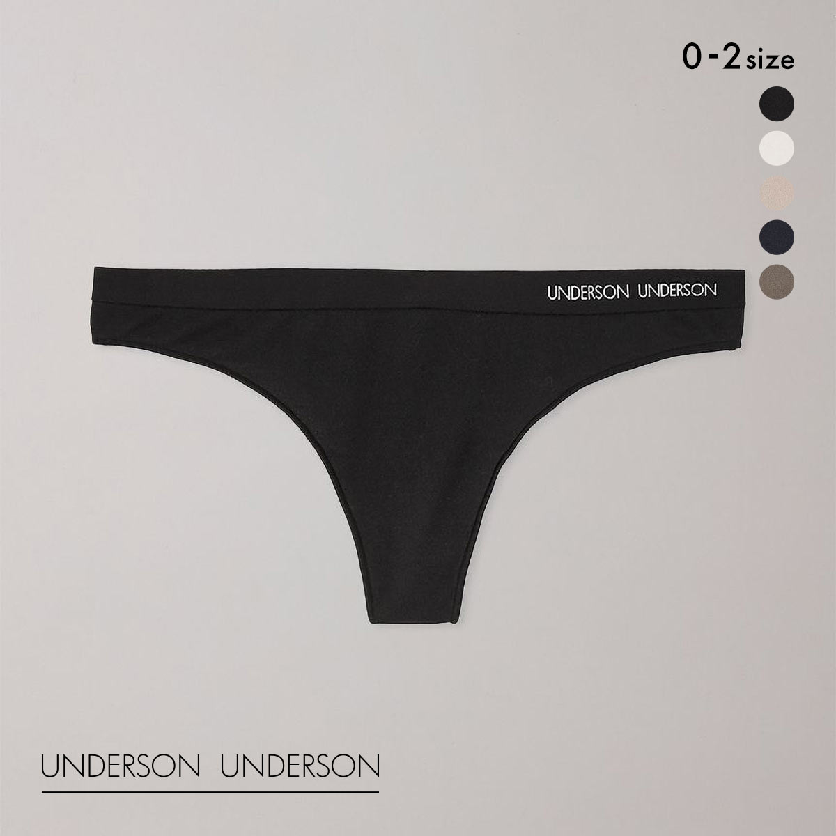 アンダーソンアンダーソン ナローソング ショーツ UNDERSON UNDERSON(BK-ブラック-0)