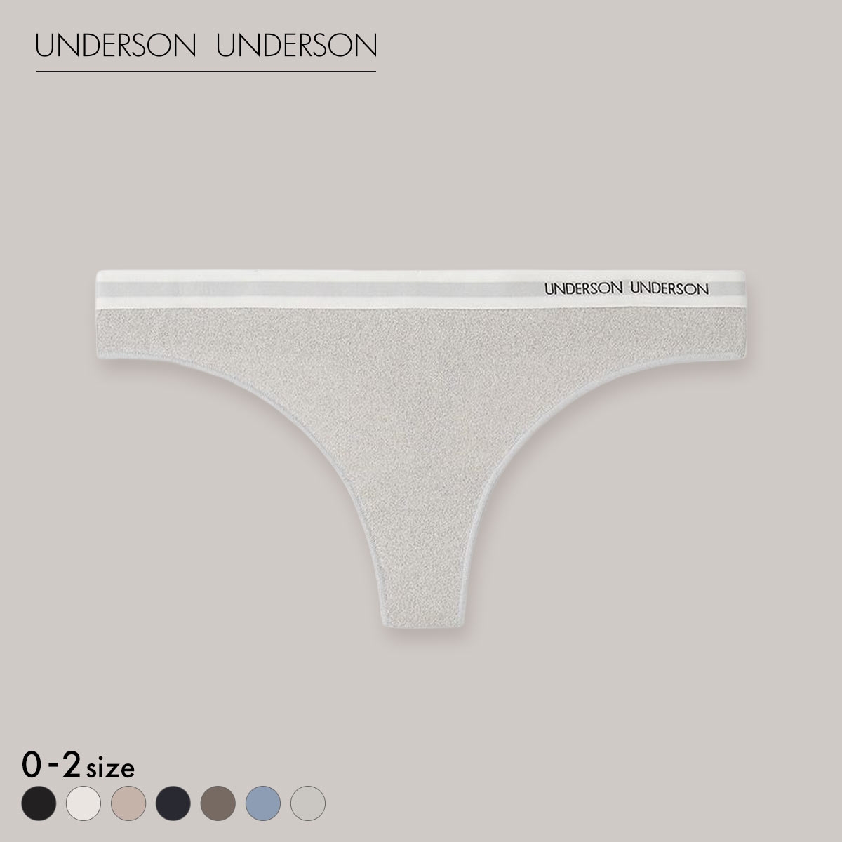 アンダーソンアンダーソン ナローソング ショーツ UNDERSON UNDERSON(GY-グレー-0)