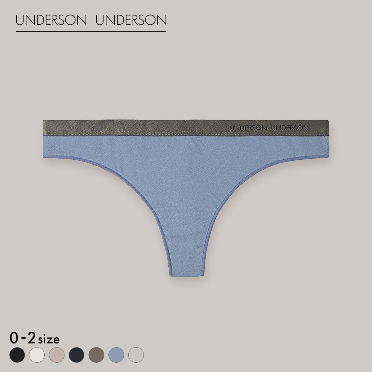 アンダーソンアンダーソン ナローソング ショーツ UNDERSON UNDERSON(BU-ブルー-0)