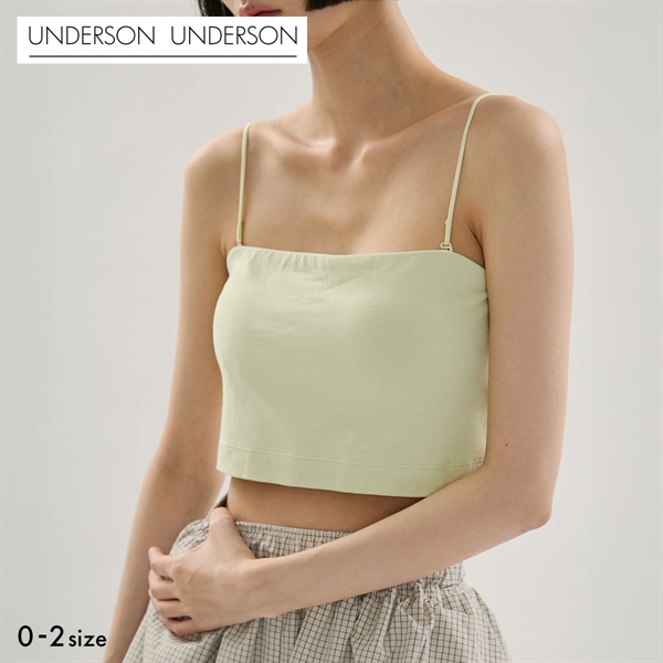 アンダーソンアンダーソン ベアトップブラ カップ付き ストラップレス ノンワイヤー UNDERSON UNDERSON
