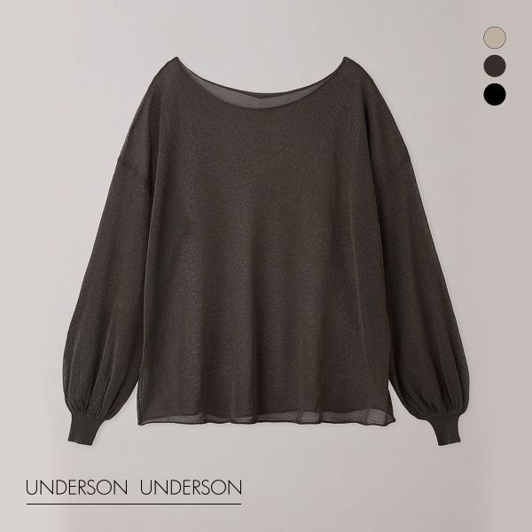 アンダーソンアンダーソン 大草直子×UNDERSON UNDERSON ボリュームシアーニット レディース