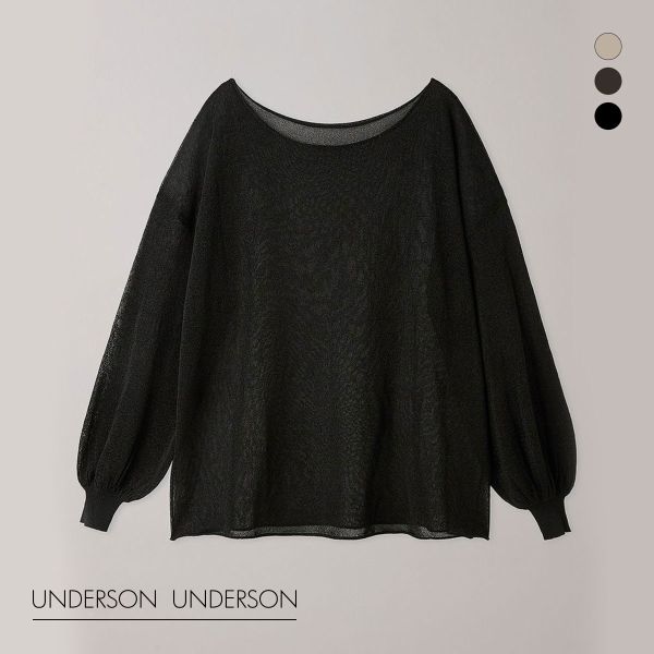 アンダーソンアンダーソン 大草直子×UNDERSON UNDERSON ボリュームシアーニット レディース