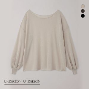 アンダーソンアンダーソン 大草直子×UNDERSON UNDERSON ボリュームシアーニット レディース