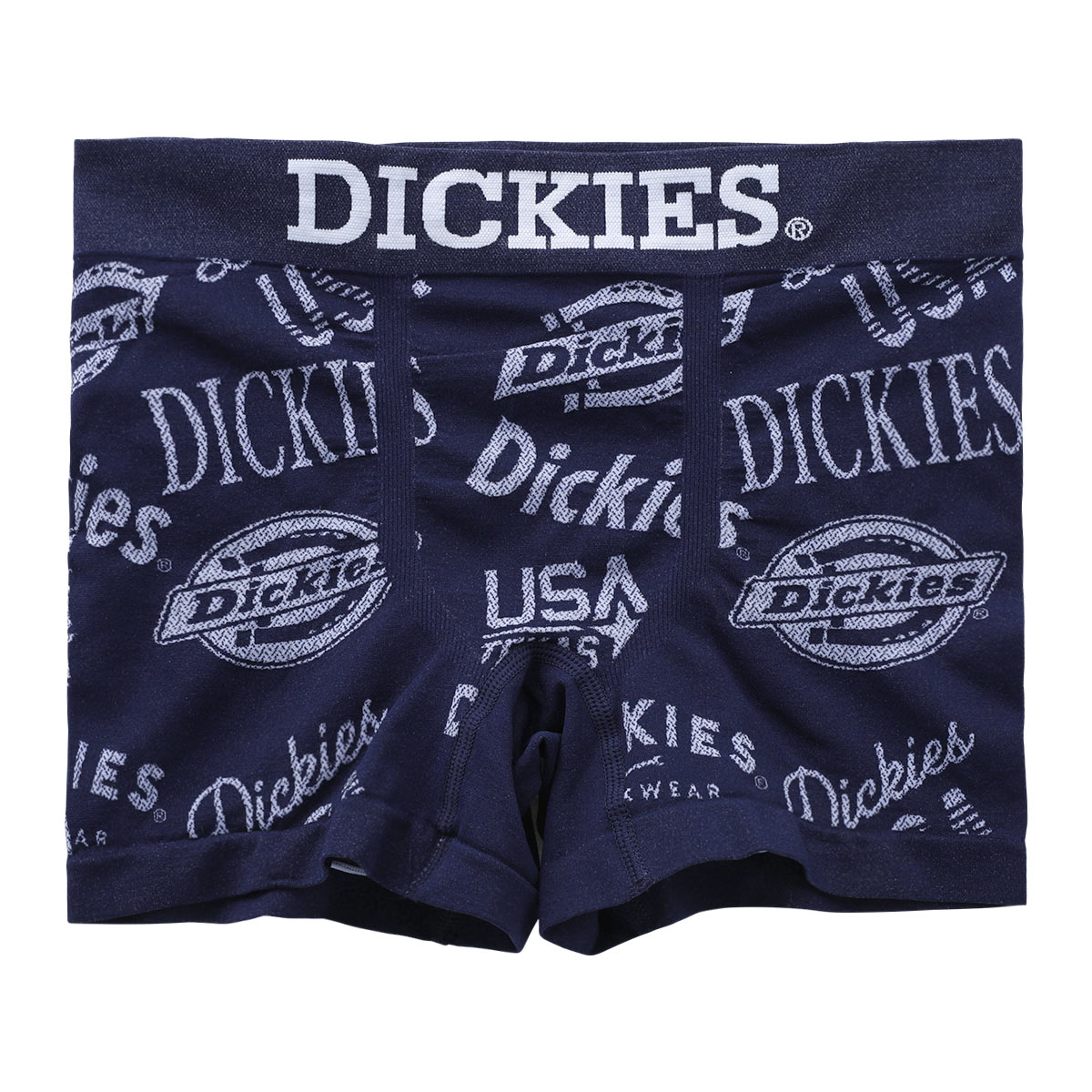 ディッキーズ Dickies VARIOUS LOGO ボクサーパンツ メンズ 成型(NV-ネイビー-M)