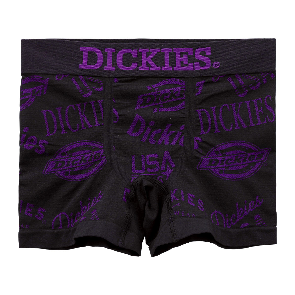 ディッキーズ Dickies VARIOUS LOGO ボクサーパンツ メンズ 成型(BK-ブラック-M)