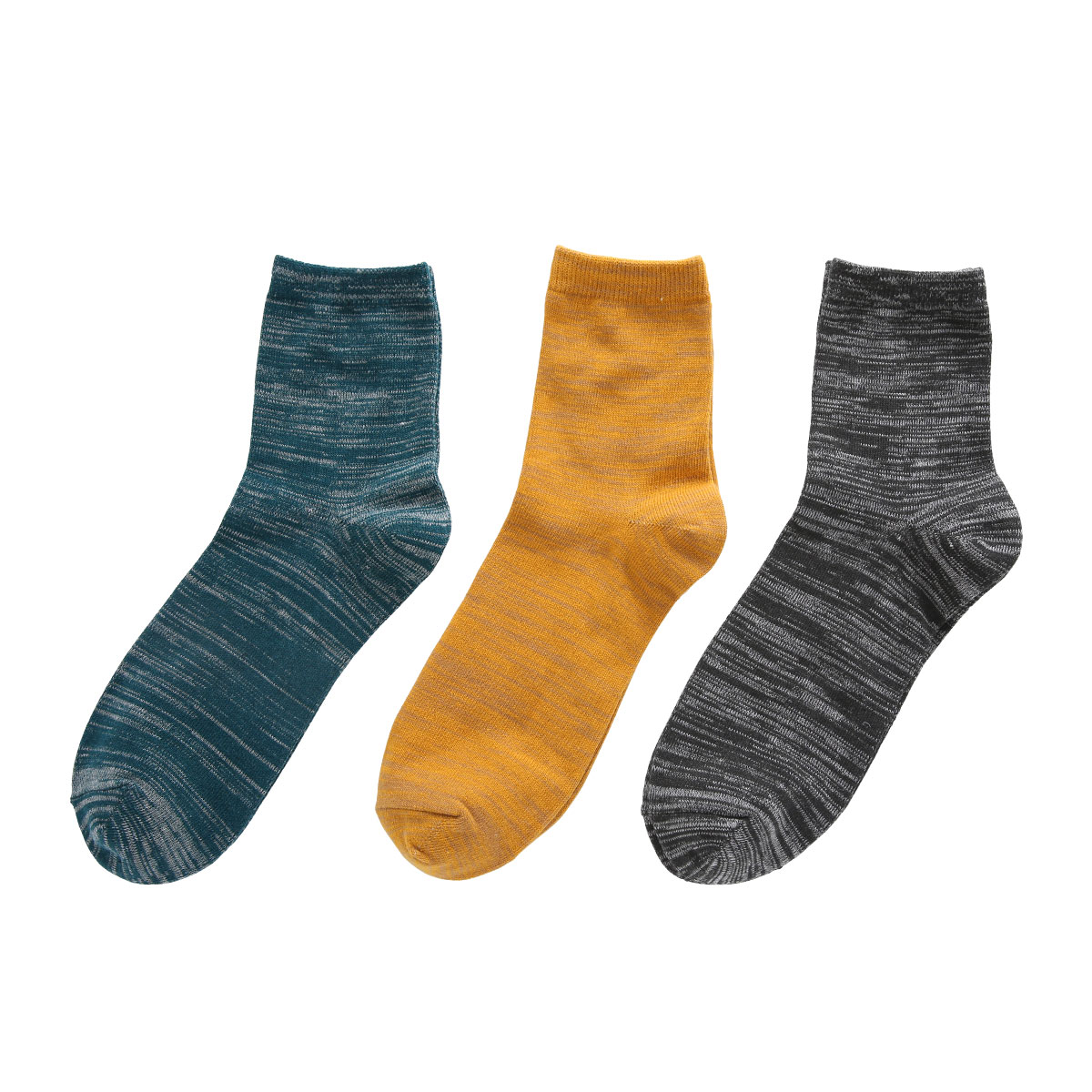 ディッキーズ Dickies クォーター丈 3Pソックス 3足組 メンズ カジュアル(Set2-25-27cm)